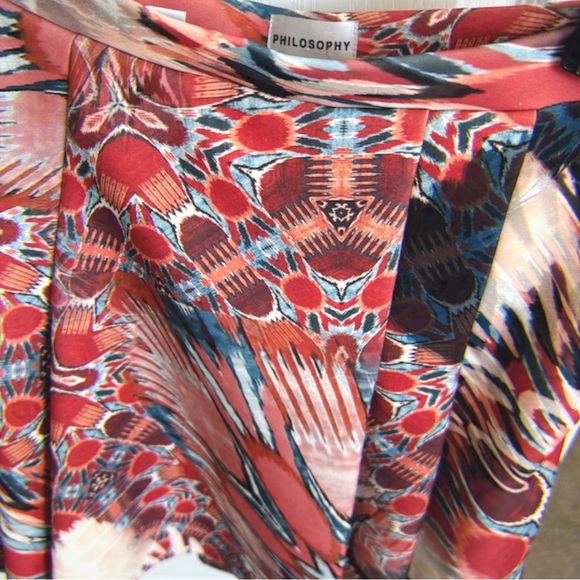 Philosophy abstract a-line skirt - Picture 4 of 5